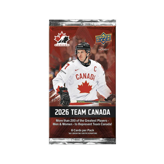 Paquet 2026 Upper Deck Team Canada Hockey